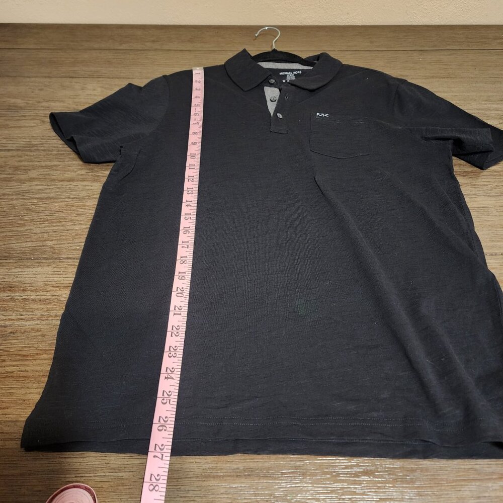 Michael Kors Men's Polo Pocketed with Embroidered Logo NWOT Black Med - Picture 6 of 7